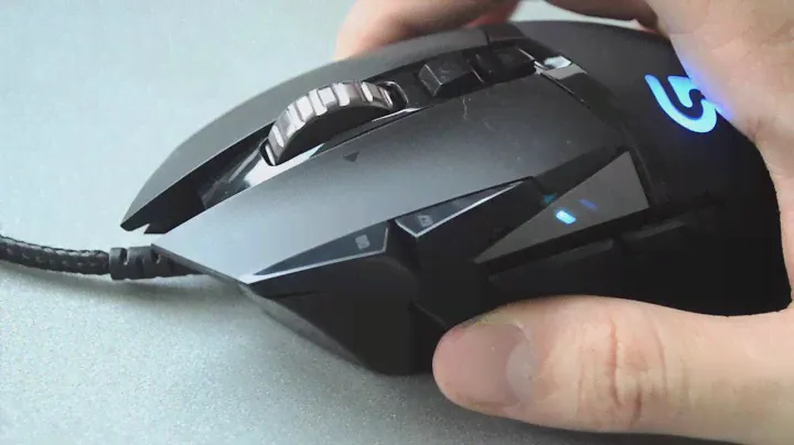 Logitech G502 Button / Scroll Test