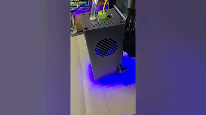 Lasertree K30 on a CNC3018 CNC Router,  cutting at 2000mm/S