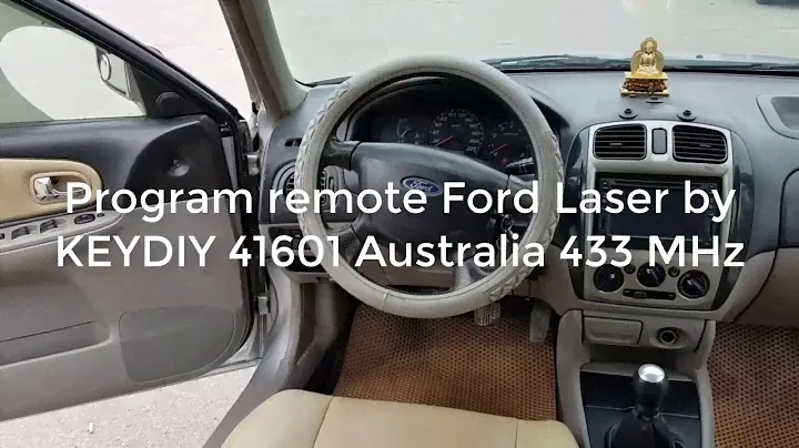 Làm remote Ford Laser(Program remote Ford Laser by KEYDIY 41601 Australia 433 MHz)