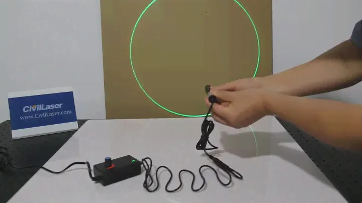 520nm Green Laser Diode Module Circle