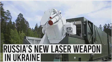 Russia using 'Zadira' a new laser weapon in ukraine