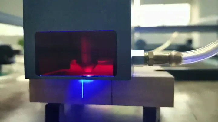 Amazing Power - Test with 20W Optical Power Laser Head Cutting 20mm Pine Boards.