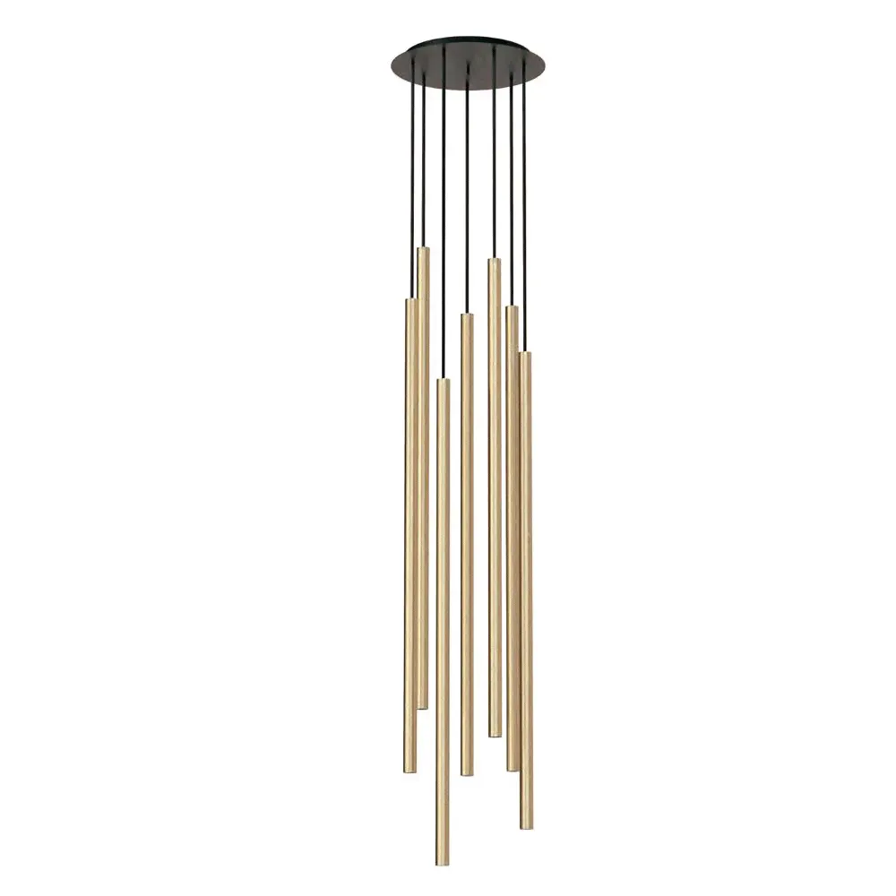 Потолочная люстра Nowodvorski Laser 1000 Brass/Black 7668-1