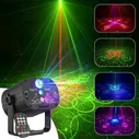 480Patterns Laser Projector Stage Light LED RGB DJ Disco KTV Show Party Lighting
