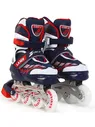 Коньки START UP Laser р.M 35-38 Blue