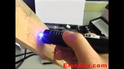 Compare the many kinds of  1000mw 1w blue laser pointer 445nm 450nm burn on wood L086+L038