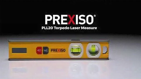 PREXISO PLL20 Torpedo Level and Laser Measurer