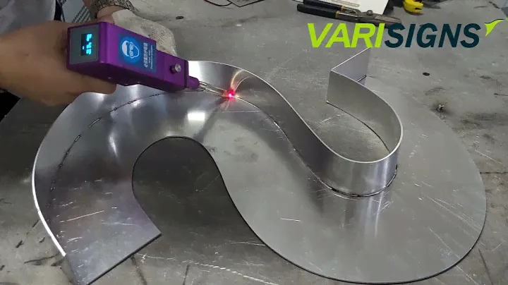 The Best Fiber Handheld Laser Welding Machine for 3D Aluminum Channel Letter 2mm ( .080'') Thick.