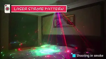 Laser Party Light 9 Eyes LED Stage Lighting LED Strobe Light Sound Activated Remote Control
