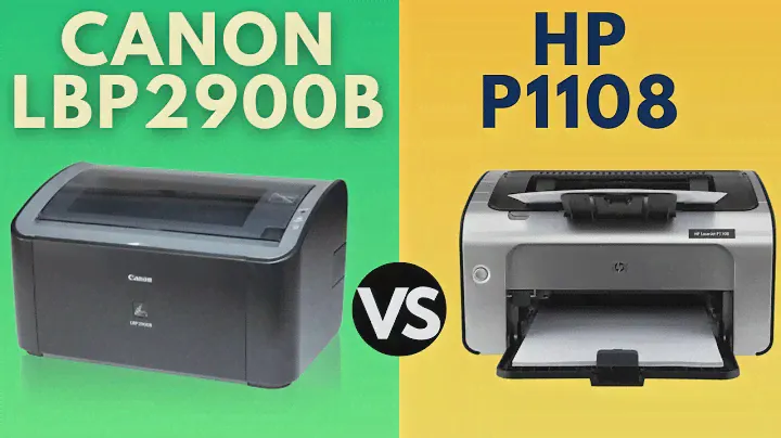 Canon LBP2900B Printer vs HP LaserJet Pro P1108 Printer: Best Laser Printer for home and Shop use.