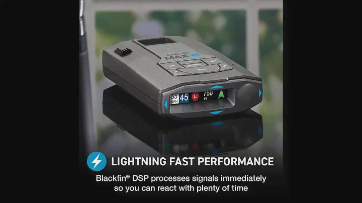 Escort MAX 360c MKII Laser Radar Detector - Dual-Band Wi-Fi and Bluetooth Enabled, 360°