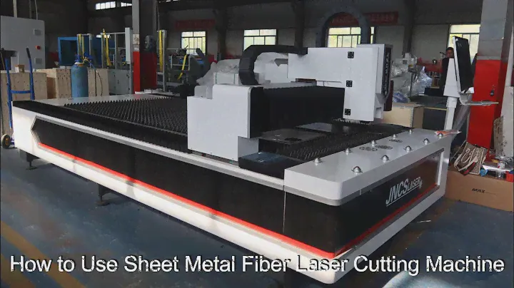 How to Use CS1530 1500*3000mm Sheet Metal Fiber Laser Cutting Machine Operating Video Metal Cutting