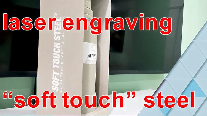 Laser Engrave onto Hydrapeak Soft Touch Steel Tumbler