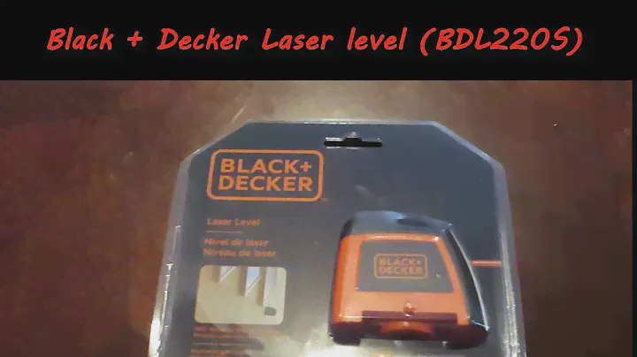 Review: Black & Decker Laser level (BDL220S) Great leveler BLACK + DECKER deal