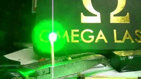 OMEGA LASERS ALFA NANO G100 Лазерная указка part 02 спички